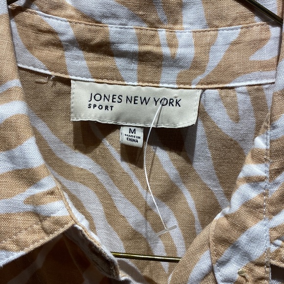⚡️3for25$⚡️ Jones New York linen blouse - Picture 2 of 4